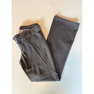 Dickies Juniors 7 (Women’s 4/6) Straight Leg Work Pants Black Utility Style